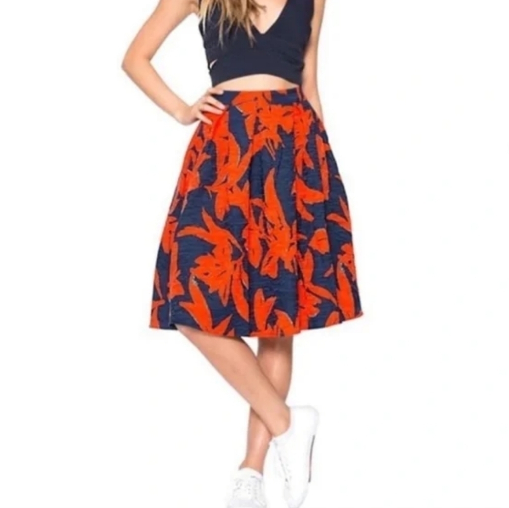 Lucy Paris Floral Skirt S
